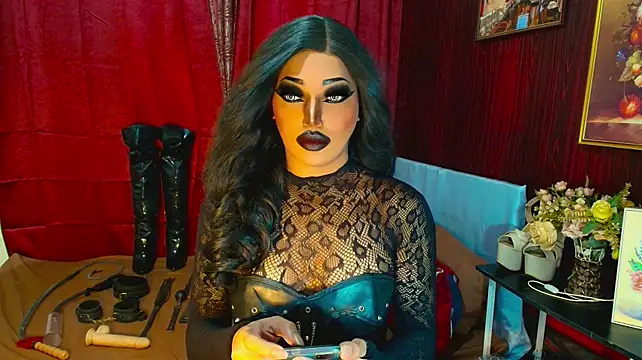 Show de demonfuta na webcam