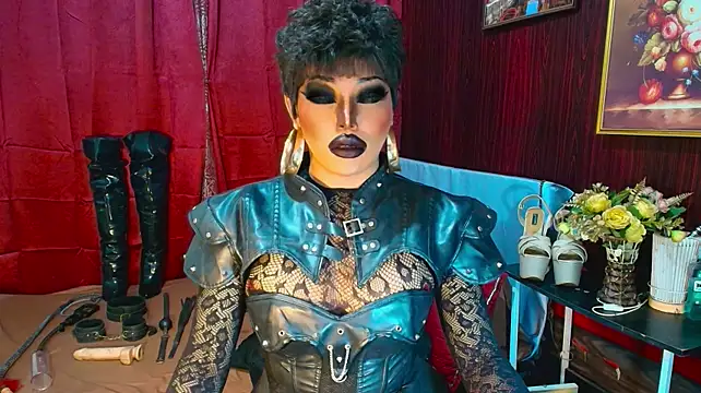 Show de demonfuta na webcam