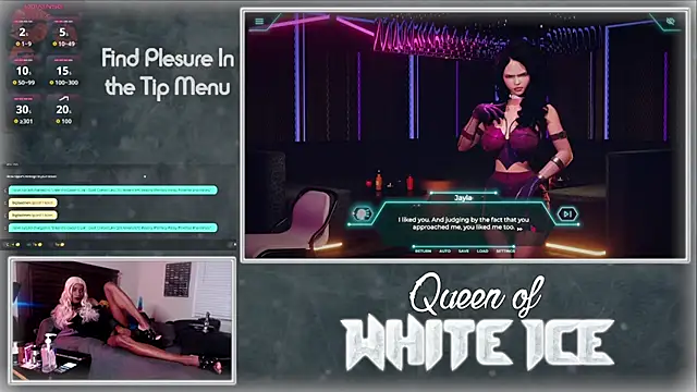 QueenofWhiteIce Show in webcam