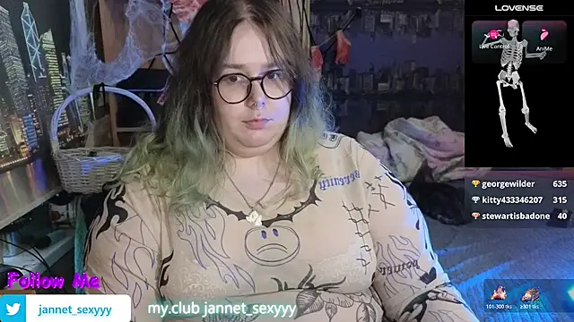 JannetPie's Webcam Show