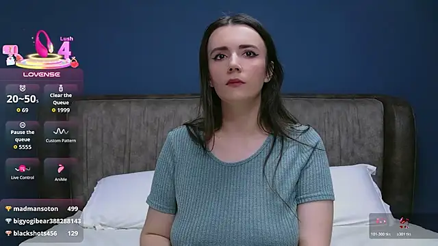 IamMolly webkamerás műsora