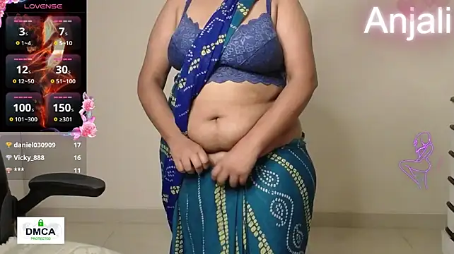 -Naughty-Anjali-: διαδικτυακό σόου στην κάμερα