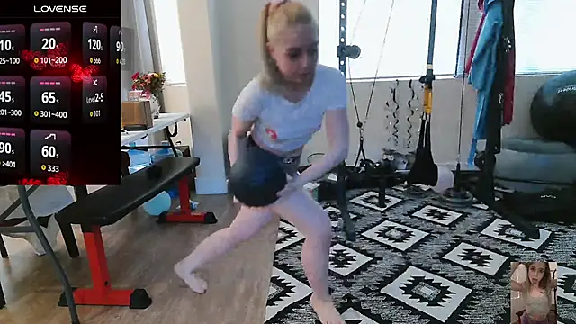 Show webcam de Blondiewithanass