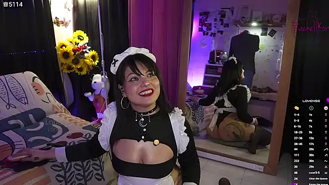 Show modela Rachellkors na web-kameri