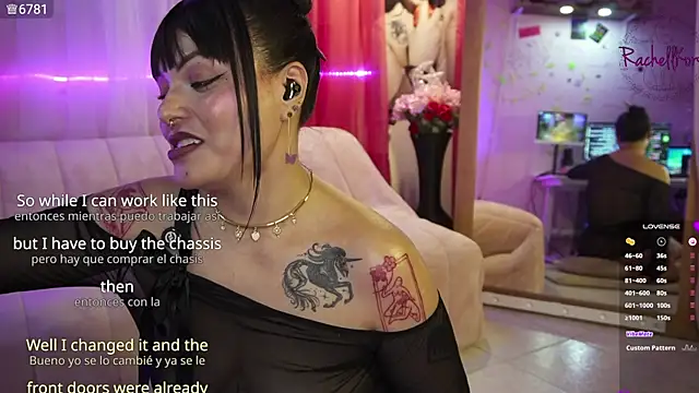 Chat XXX en directo de Rachellkors