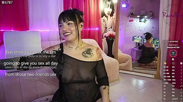 Chatroom XXX en direct de Rachellkors