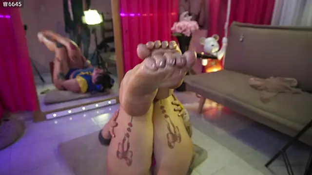 Show de Rachellkors na webcam