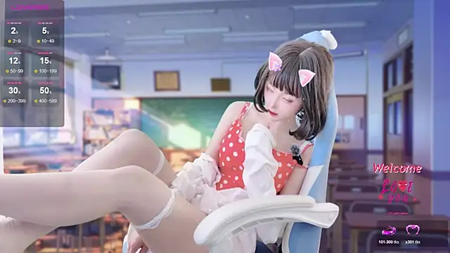AureliaDollのウェブカメラショー