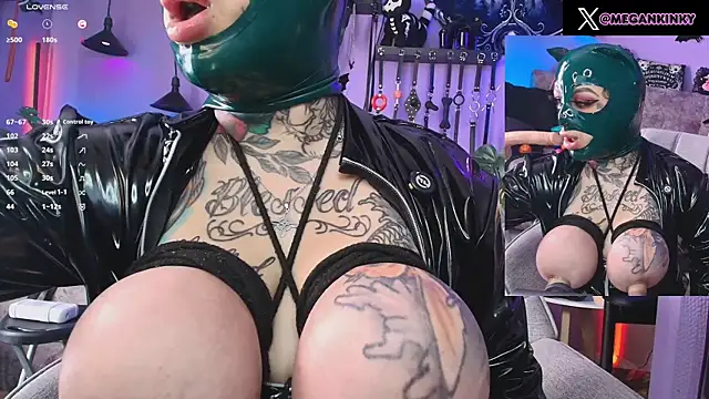 Show de fetishkinkymeganx na webcam