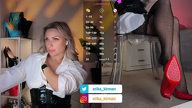 Show Webcam de Erika_Kirman