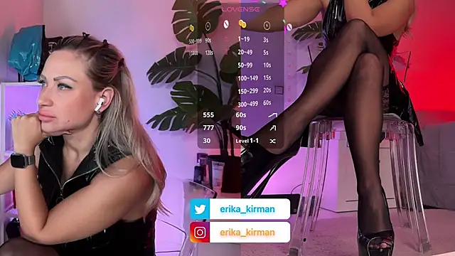 XXX chat uživo modela Erika_Kirman