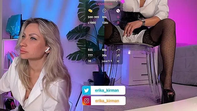 Erika_Kirman Adlı Modelin Canlı XXX Sohbeti