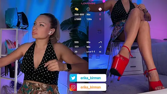 Show de webcam de Erika_Kirman