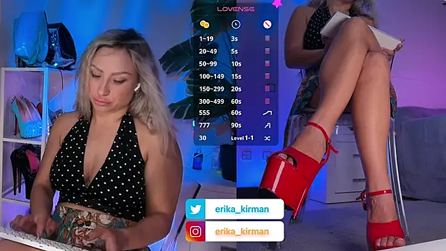 Erika_Kirman Adlı Modelin Canlı XXX Sohbeti