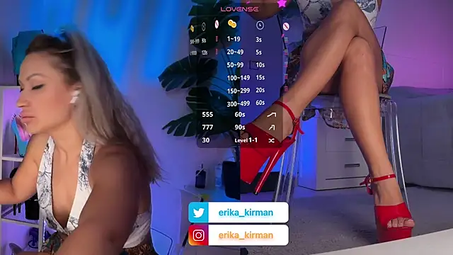 Show de Erika_Kirman na webcam