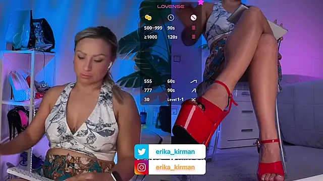 Show de Erika_Kirman na webcam