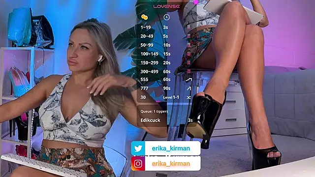 Erika_Kirman élő XXX-chatje