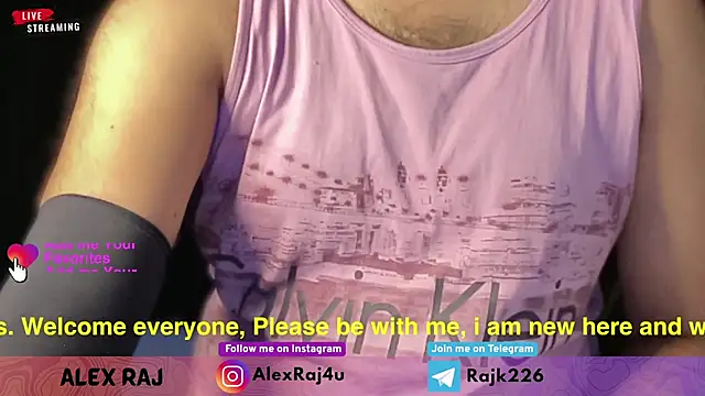 Alexx_RAJのウェブカメラショー