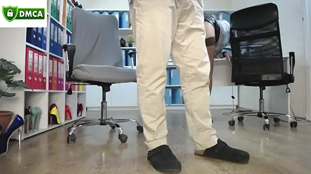 Show de secret-office na webcam