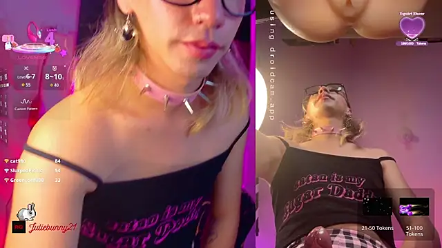 Show modela Littlebunny21 na web-kameri