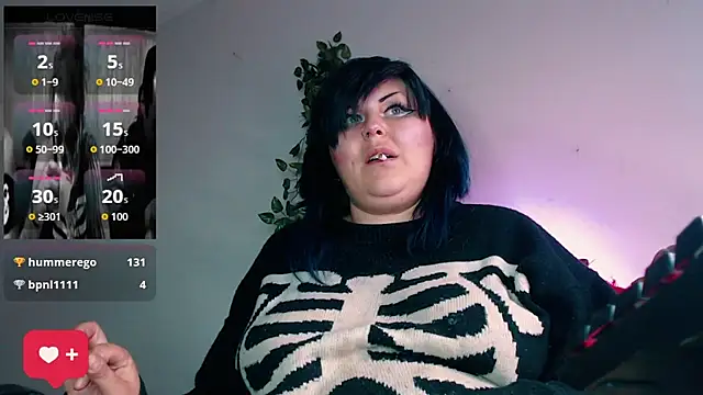 Вебкам-шоу Psychobitch7