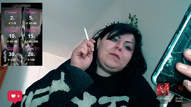 Show de Psychobitch7 na webcam