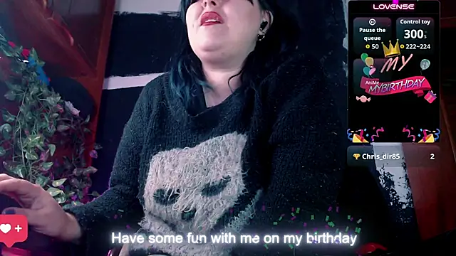 Webkamerová show Psychobitch7