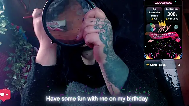 Webkamerová show Psychobitch7