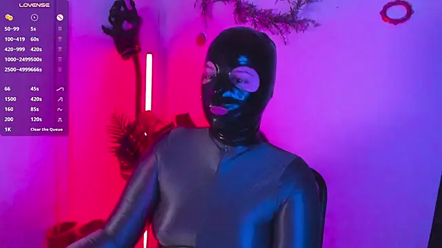 Pertunjukan Kamera Web auroralatexprincess