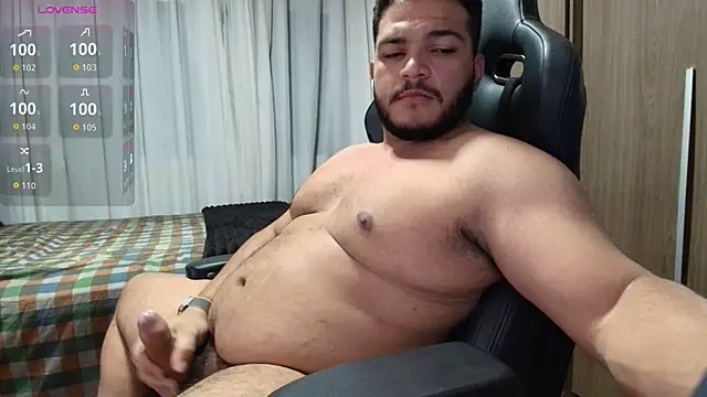 Show de theusxbear na webcam