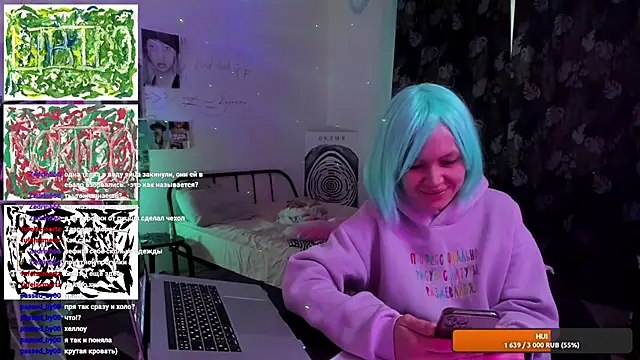 Show modela AnnexedPistol na web-kameri
