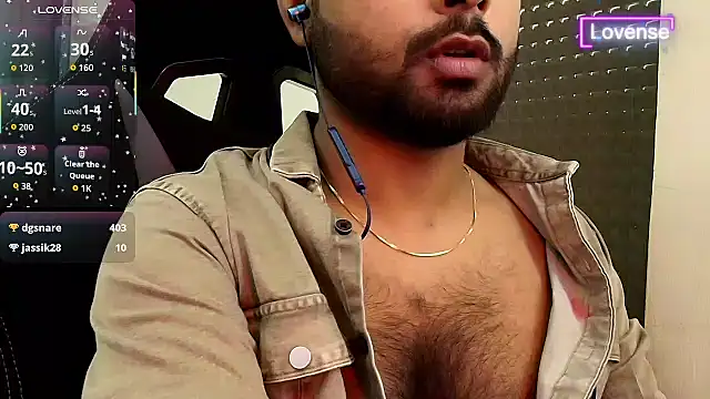 Show de SilverShade3 na webcam