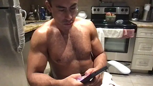 BigGuyMusclen Webbikameraesitys