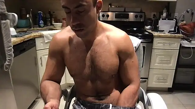 BigGuyMuscleのウェブカメラショー