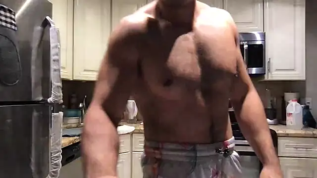 BigGuyMusclen Webbikameraesitys