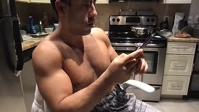 Show de BigGuyMuscle na webcam