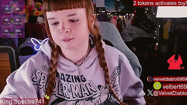 Chat XXX ao vivo de VelvetDiablo
