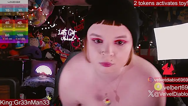 VelvetDiablo Adlı Modelin Web Kamerası Şovu