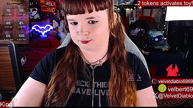 VelvetDiablo's Webcam Show