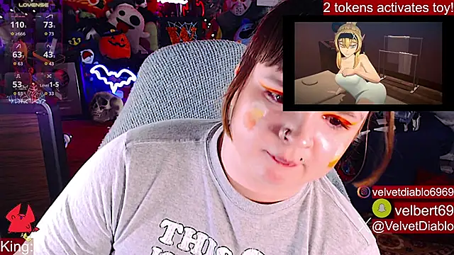 צ'אט XXX בשידור חי של VelvetDiablo