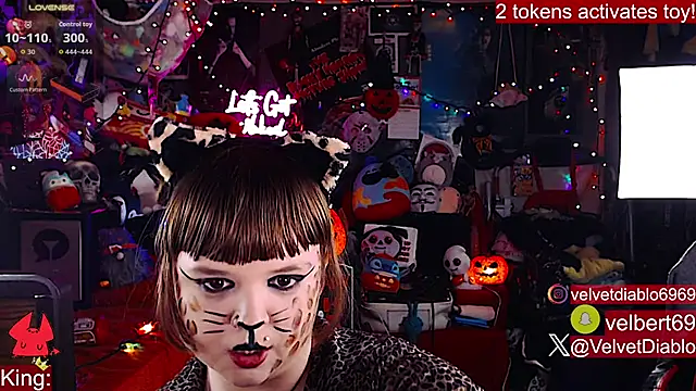 VelvetDiablo Pertunjukan Webcam