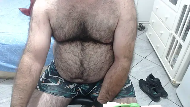 Show de MysterBearMG na webcam