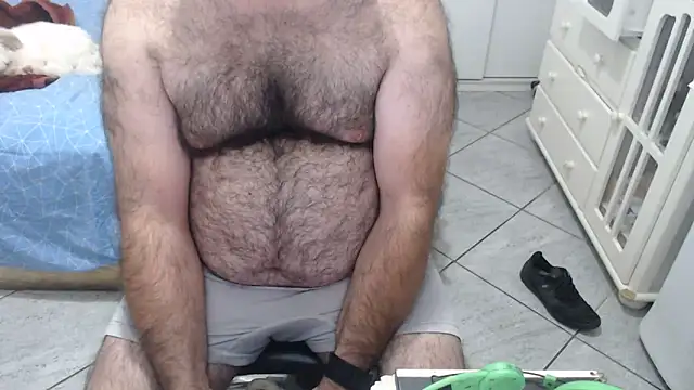 Show de MysterBearMG na webcam