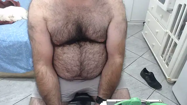 Show de MysterBearMG na webcam