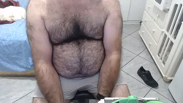 Show de MysterBearMG na webcam