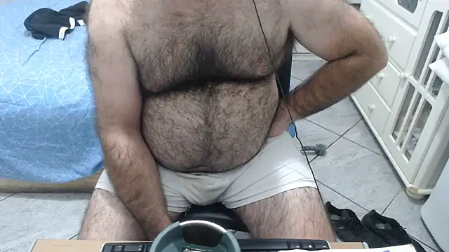 Show de MysterBearMG na webcam