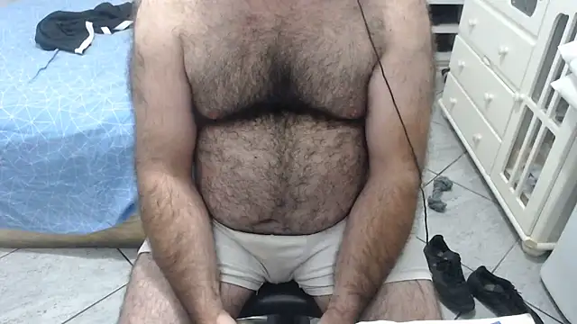 Show de MysterBearMG na webcam