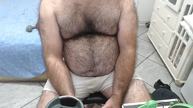 Show de MysterBearMG na webcam
