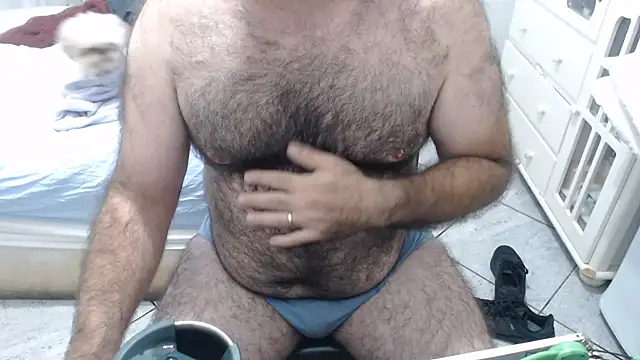 Show de MysterBearMG na webcam