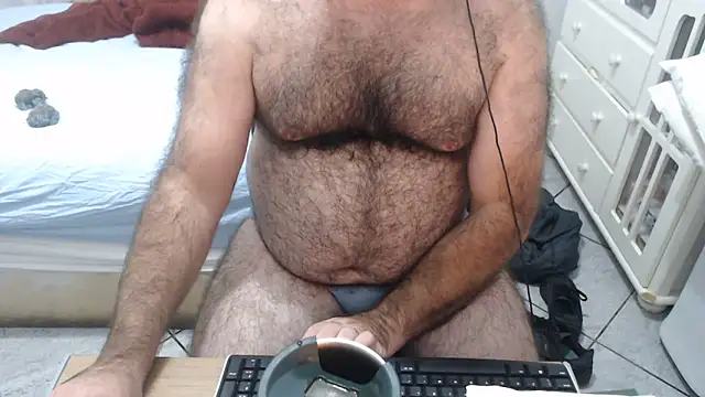 Show de MysterBearMG na webcam